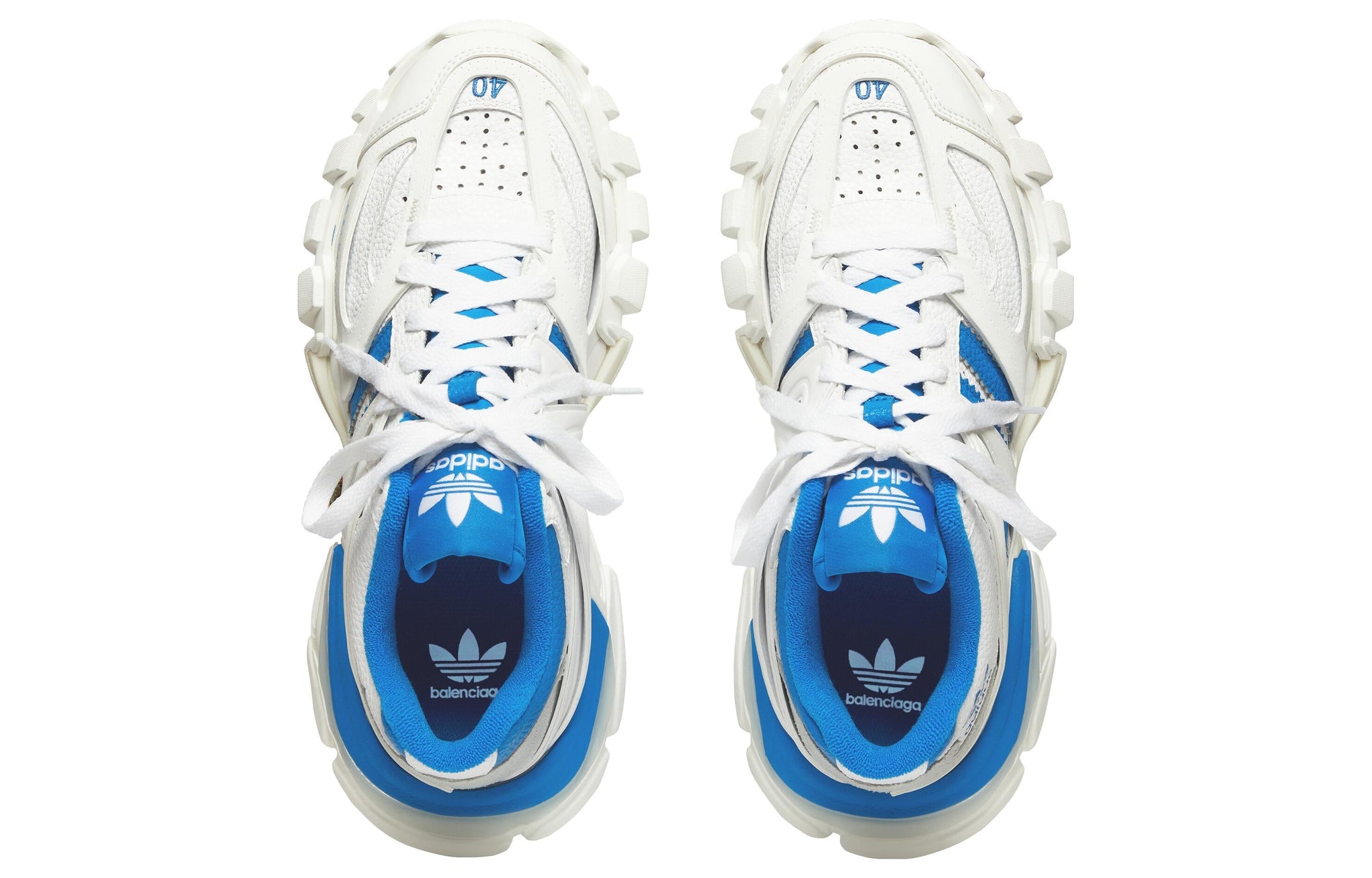 (WMNS) adidas Originals x Balenciaga 23FW Track Forum Sneakers 'Grey Royal Blue' 741106W3CZ19040 #