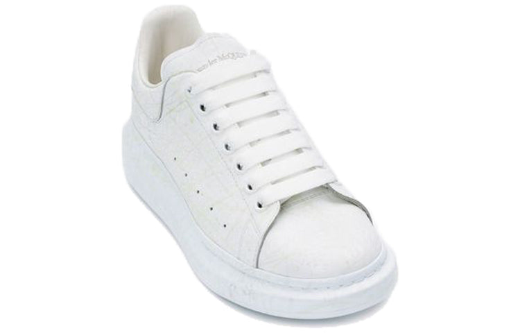 Alexander McQueen Glow In The Dark Oversized Sneaker 'White Multicolor' 611190WHXM49035 #