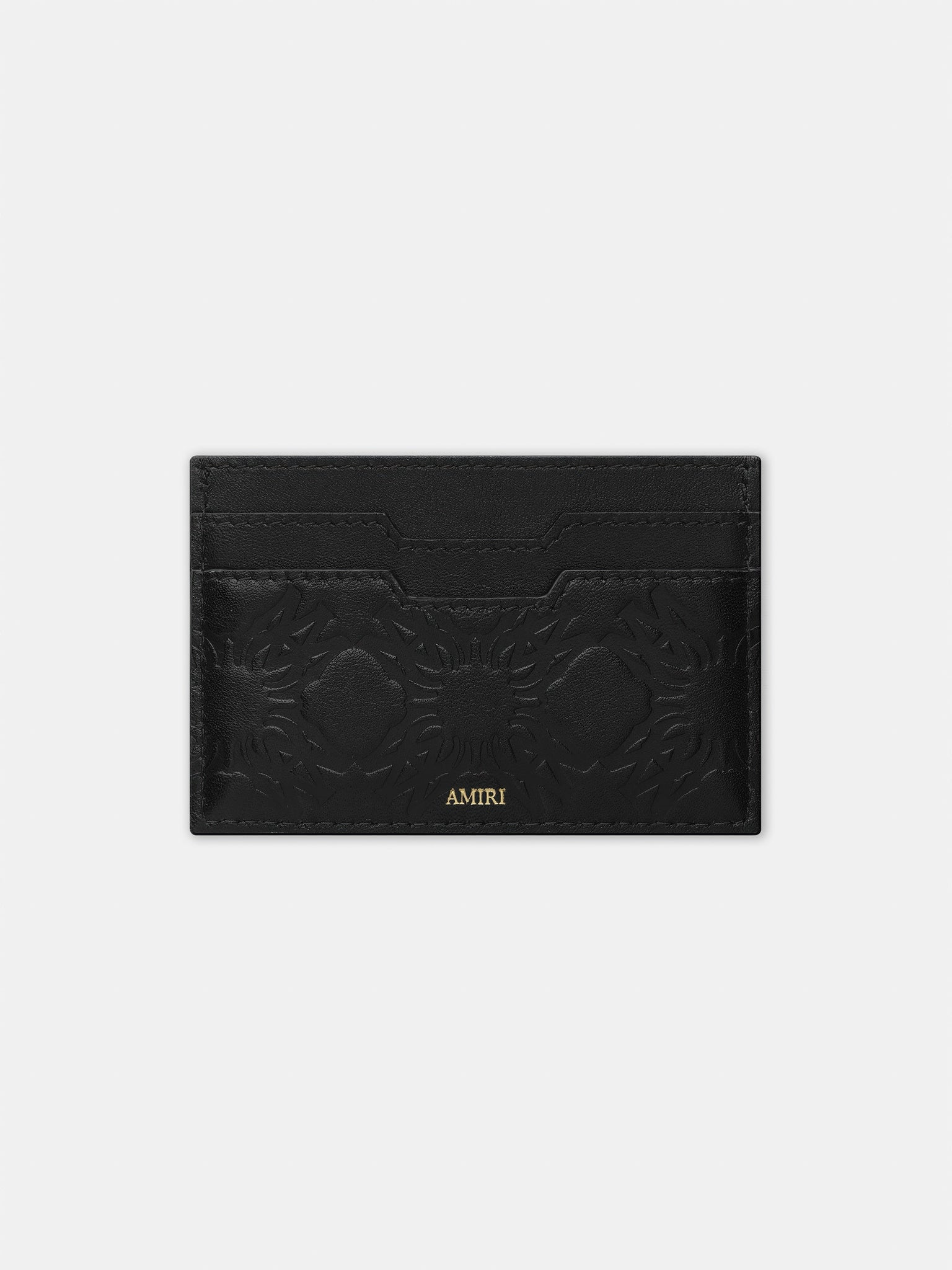 MA QUAD LEATHER CARD HOLDER - Black