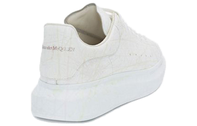 Alexander McQueen Glow In The Dark Oversized Sneaker 'White Multicolor' 611190WHXM49035 #