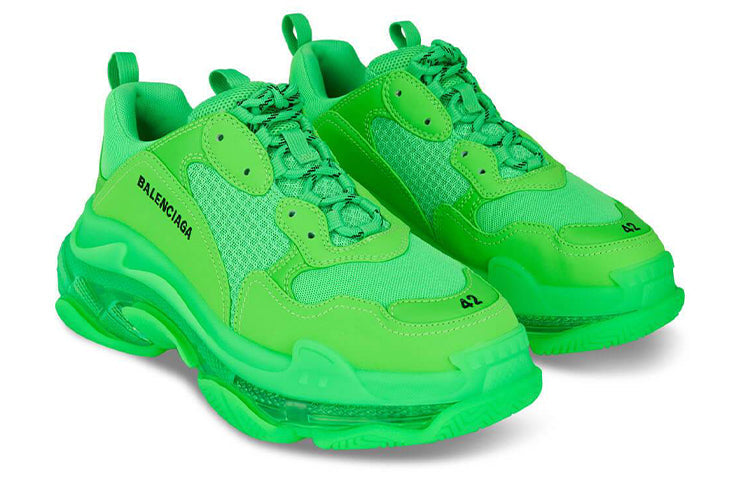Balenciaga Triple S Sneaker 'Clear Sole - Green' 541624W2GR13801  #