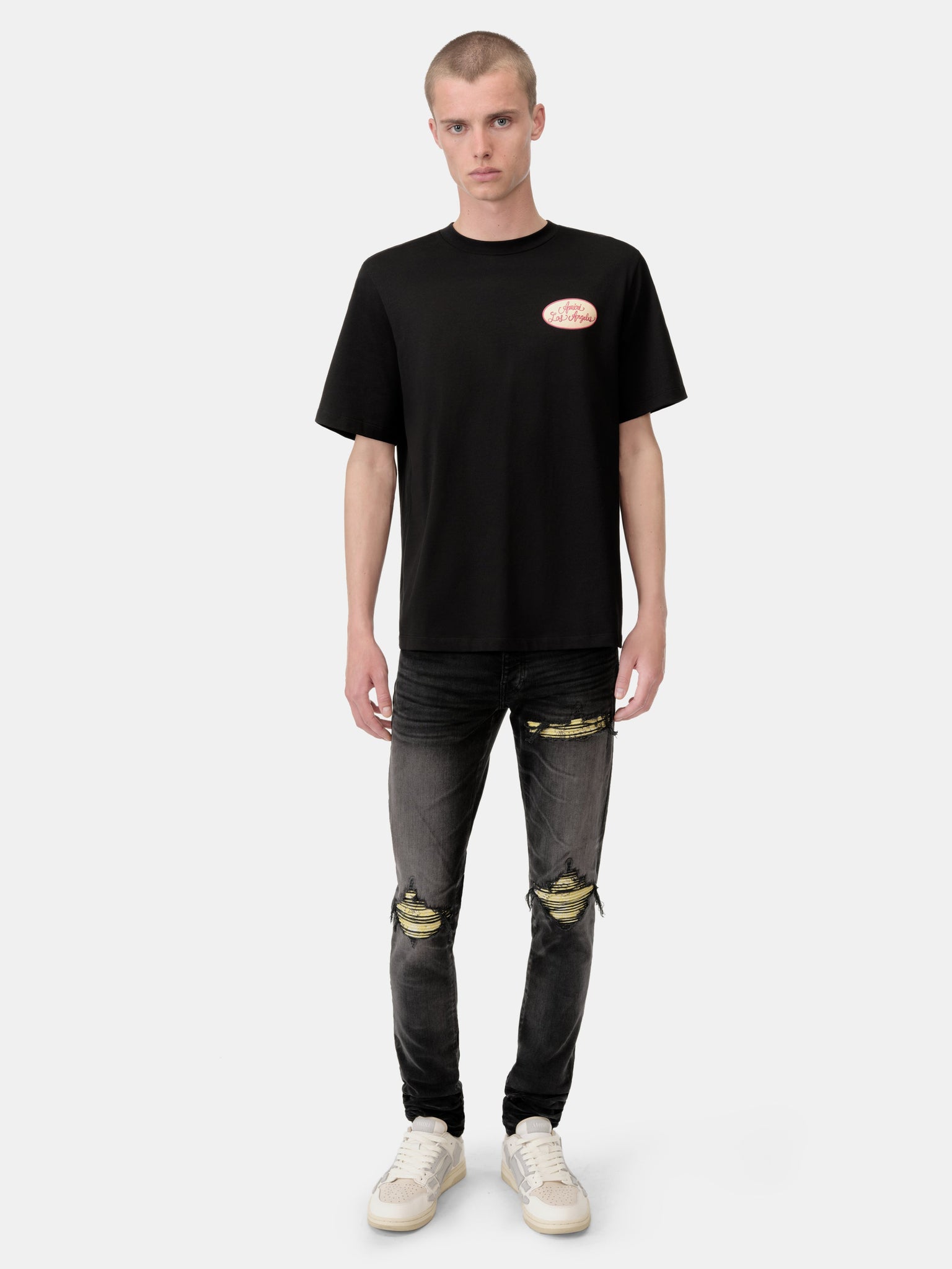 STATION PATCH TEE - Black