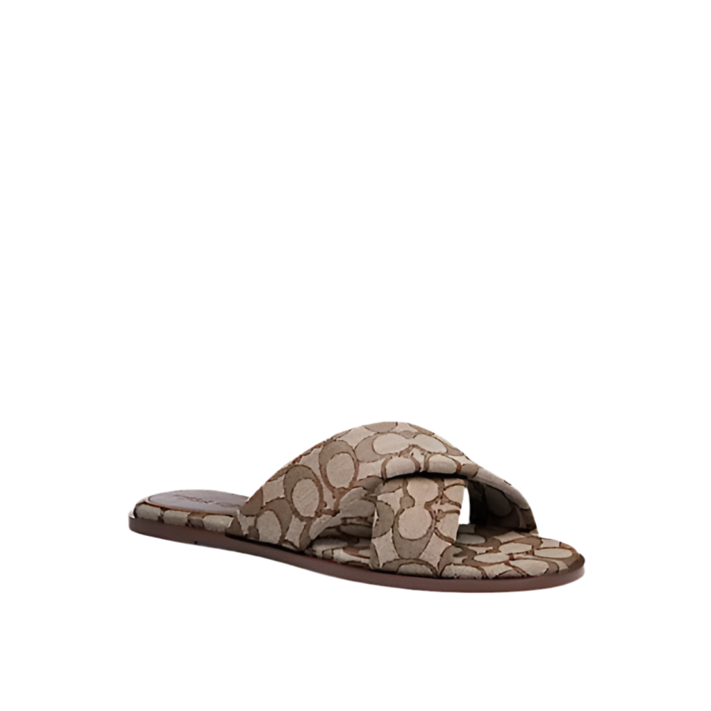 Link Criss Cross Slide In Signature Jacquard - Coach Outlet