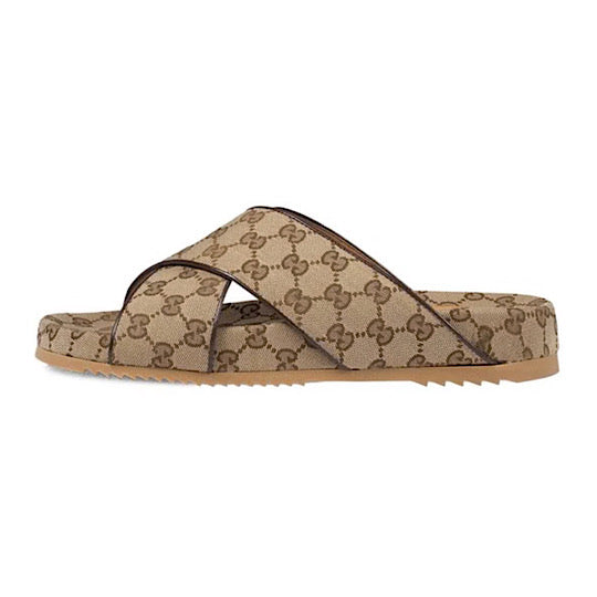 GUCCI GG SANDAL " Beige " - MAC OUTFITS