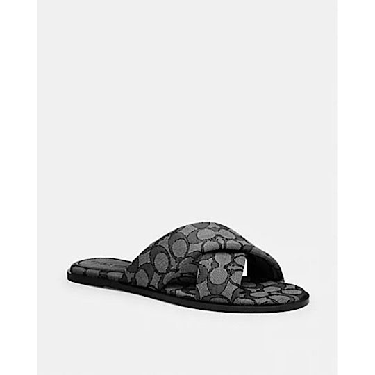 Link Criss Cross Slide In Signature Jacquard - Coach Outlet