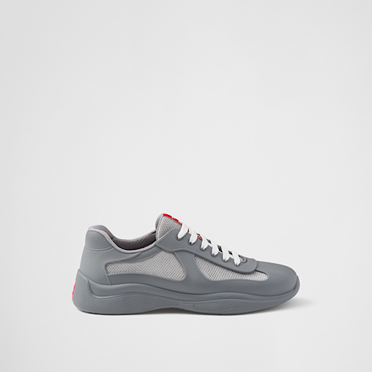 Prada America's Cup Soft rubber and bike fabric sneakers fashionable