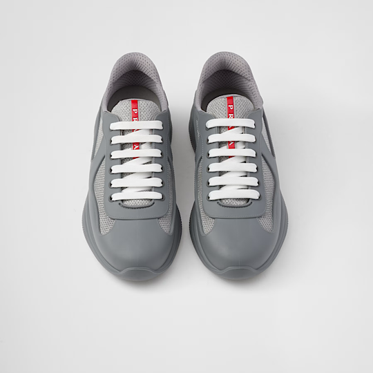 Prada America's Cup Soft rubber and bike fabric sneakers fashionable