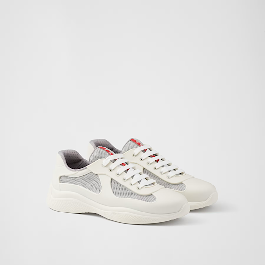 Prada America's Cup Soft rubber and bike fabric sneakers fashionable