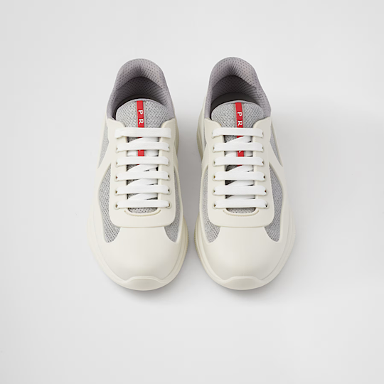 Prada America's Cup Soft rubber and bike fabric sneakers fashionable