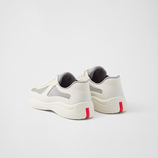 Prada America's Cup Soft rubber and bike fabric sneakers fashionable