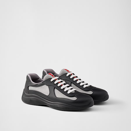 Prada America's Cup Soft rubber and bike fabric sneakers fashionable