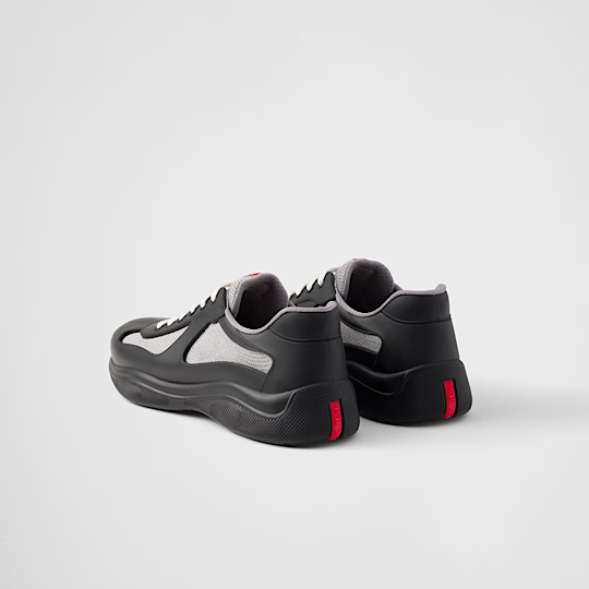 Prada America's Cup Soft rubber and bike fabric sneakers fashionable
