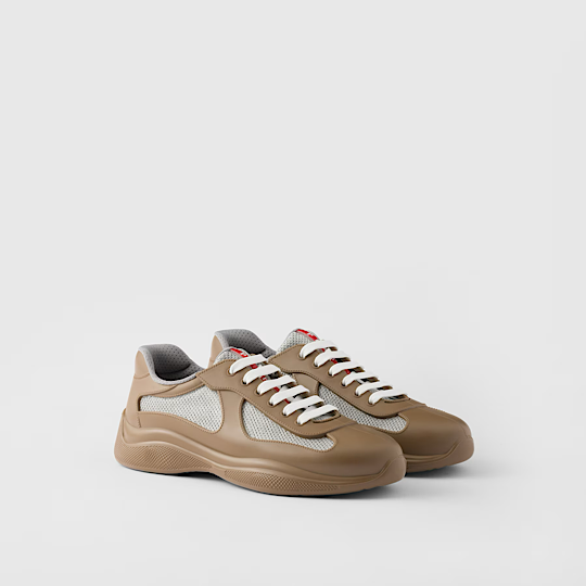 Prada America's Cup Soft rubber and bike fabric sneakers fashionable