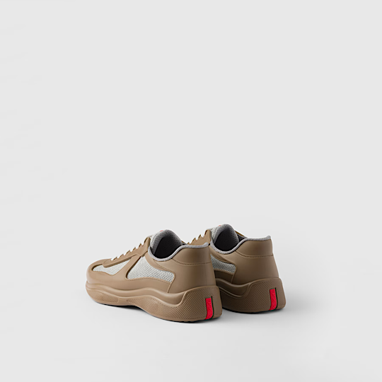 Prada America's Cup Soft rubber and bike fabric sneakers fashionable