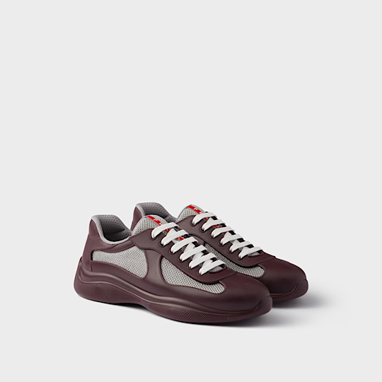 Prada America's Cup Soft rubber and bike fabric sneakers fashionable