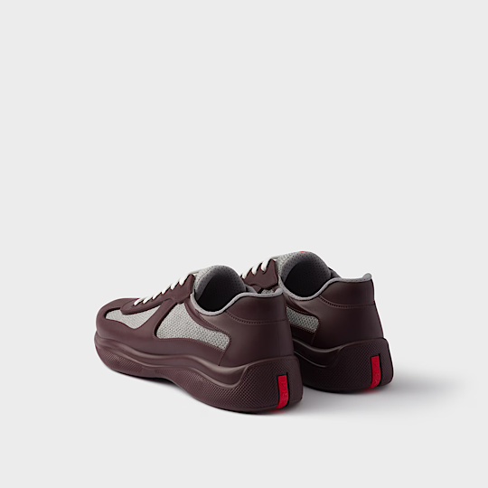 Prada America's Cup Soft rubber and bike fabric sneakers fashionable