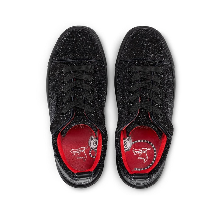 CHRISTIAN LOUBOUTIN KIDS
Funnyto Glitter Low-Top Sneakers