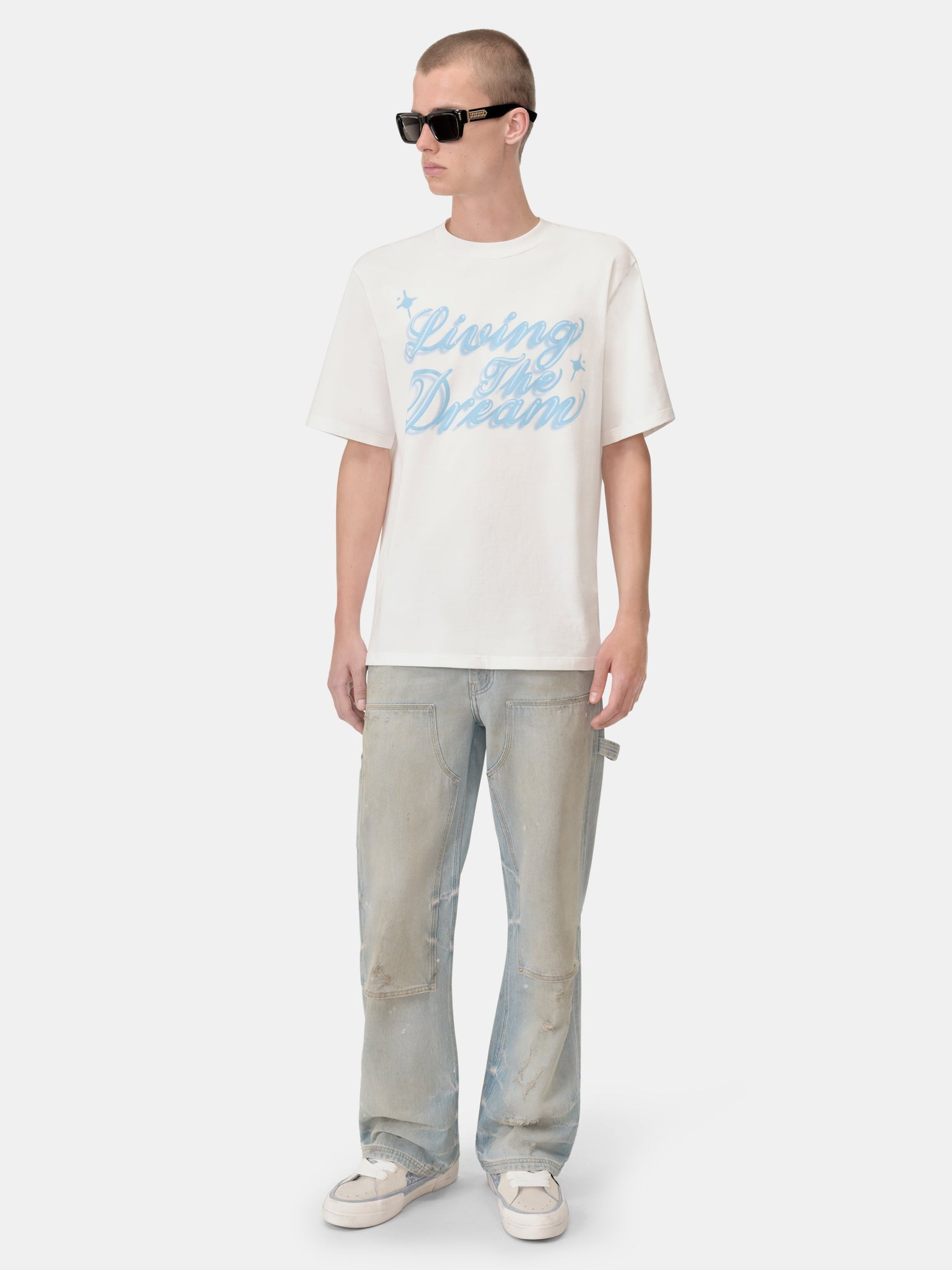 LIVING THE DREAM TEE - Ivory