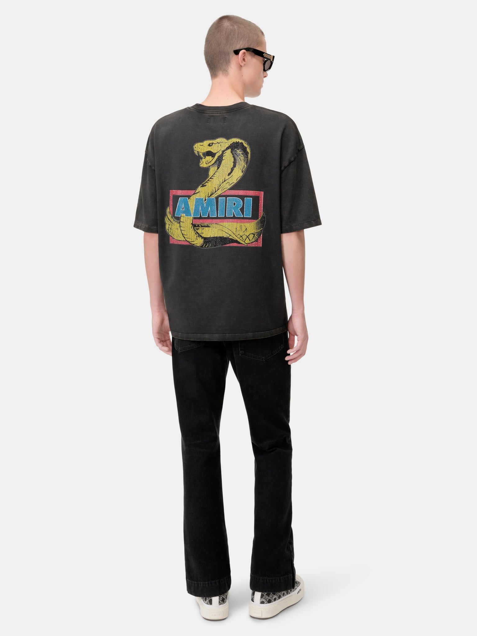 STRAIGHT FLARE JEAN - Vintage Black